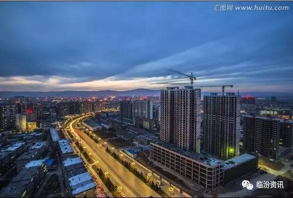 临汾阳光午后美景掠影